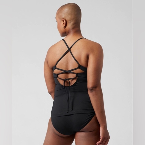 NWT! Athleta Black A-C Triangle Tankini - Multiple - Picture 3 of 14
